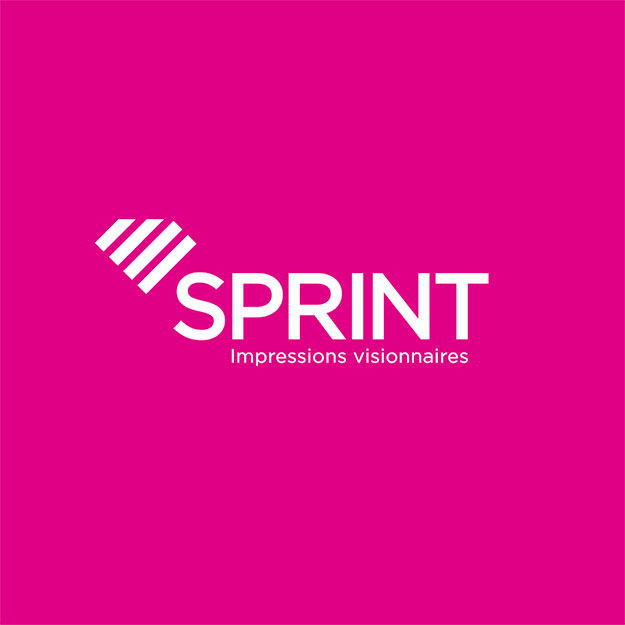 Logo sprint avec sa signature de marque