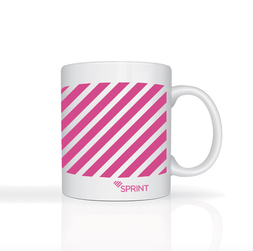 Tasse brandée aux couleurs de Sprint